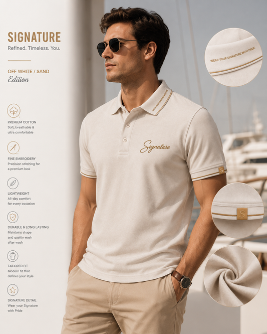 Golden Sand Edition Polo T-Shirt