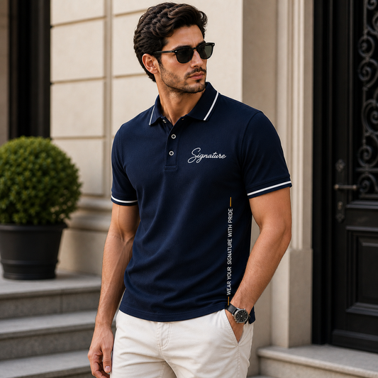Midnight Navy Polo T-Shirt
